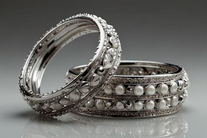 Navratri Silver Bangles Explore: Traditional Patterns, Decorative Styles, Finishes and Accessories